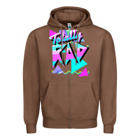 Chestnut 1980's style totally rad 80s casual  v.10.1 tank top Zipper Hoodie - artisFamous