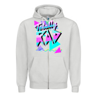 1980's Style Totally Rad 80s Casual  V.10.1 Tank Top Zipper Hoodie | Teevron