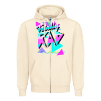 Sandshell 1980's style totally rad 80s casual  v.10.1 tank top Zipper Hoodie - artisFamous