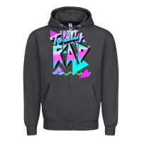 Smoke 1980's style totally rad 80s casual  v.10.1 tank top Zipper Hoodie - artisFamous