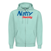 Seafoam natty daddy Zipper Hoodie - artisFamous