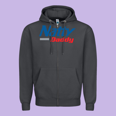 Natty Daddy Zipper Hoodie Designed By Artisfamous