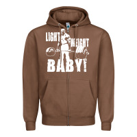 Chestnut American bodybuilder Zipper Hoodie - artisFamous