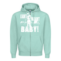 Seafoam American bodybuilder Zipper Hoodie - artisFamous