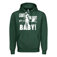 Sports Green American bodybuilder Zipper Hoodie - artisFamous