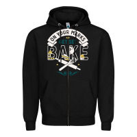 Black on your marks get set bake Zipper Hoodie - artisFamous