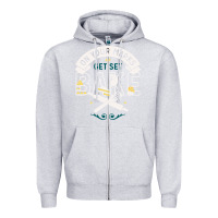 Heather Grey on your marks get set bake Zipper Hoodie - artisFamous