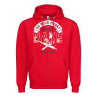 Red on your marks get set bake Zipper Hoodie - artisFamous