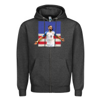 Charcoal Heather Usmnt Zipper Hoodie - artisFamous