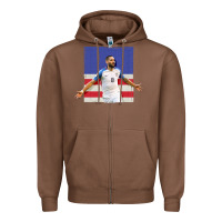 Chestnut Usmnt Zipper Hoodie - artisFamous