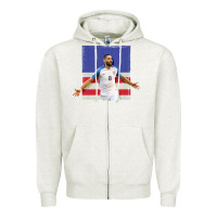 Oatmeal Heather Usmnt Zipper Hoodie - artisFamous