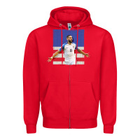 Red Usmnt Zipper Hoodie - artisFamous