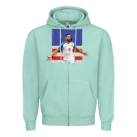 Seafoam Usmnt Zipper Hoodie - artisFamous