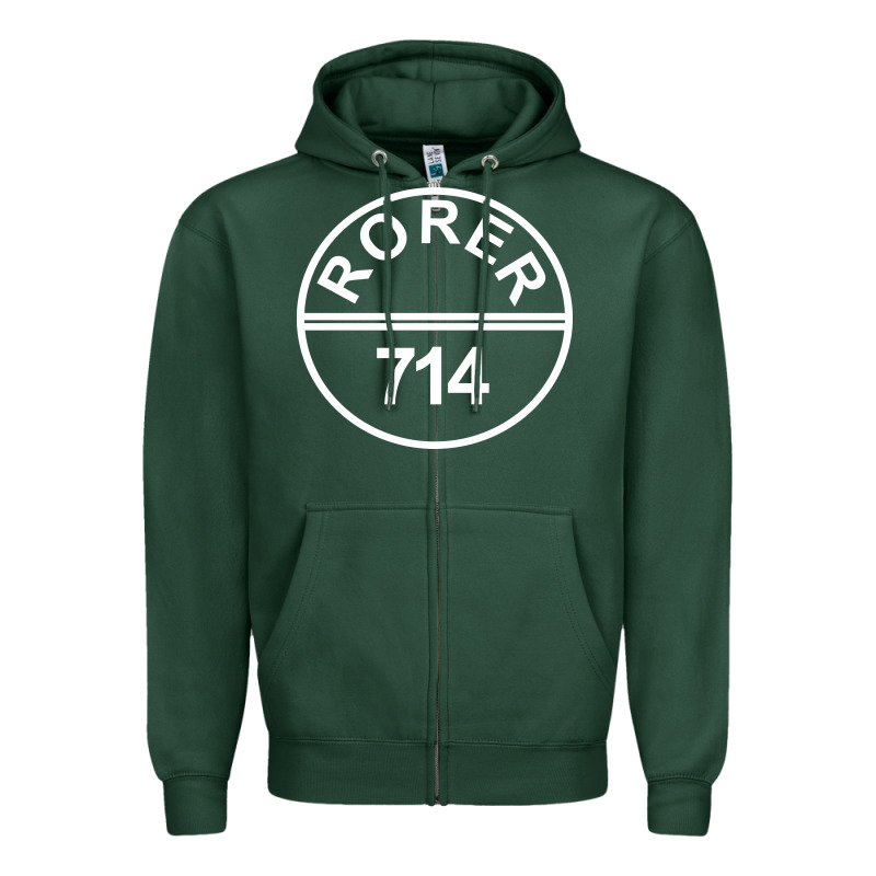 Rorer 714 Zipper Hoodie by artisFamous | Teevron