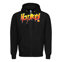 Black rowdy roddy piper hot rod vintage, Zipper Hoodie - artisFamous