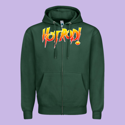 Rowdy Roddy Piper Hot Rod Vintage, Zipper Hoodie Designed By Artisfamous