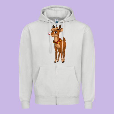 Rudolph The Red Nosed Reindeer Movie Zipper Hoodie Designed By Artisfamous