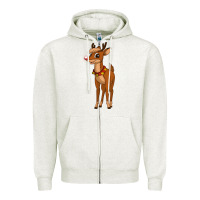 Oatmeal Heather rudolph the red nosed reindeer movie Zipper Hoodie - artisFamous