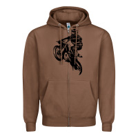 Chestnut motocross dirt bike design got dirt Zipper Hoodie - artisFamous
