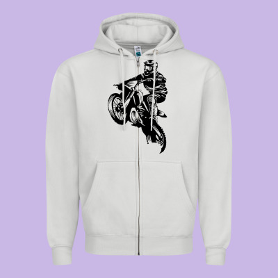 Motocross Dirt Bike Design Got Dirt Zipper Hoodie Designed By Artisfamous