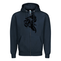 Navy motocross dirt bike design got dirt Zipper Hoodie - artisFamous