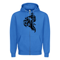 True Royal motocross dirt bike design got dirt Zipper Hoodie - artisFamous