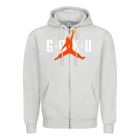 Dove Grey goku Zipper Hoodie - artisFamous