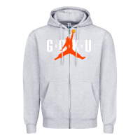 Heather Grey goku Zipper Hoodie - artisFamous