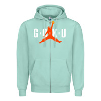 Seafoam goku Zipper Hoodie - artisFamous