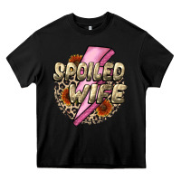 Black Spoiled Wife Mother's Day Heavy Core Tee - CowGirlArtShop