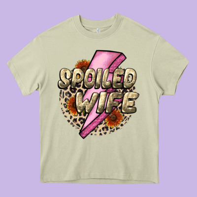 Spoiled Wife Mother's Day Heavy Core Tee Designed By Cowgirlartshop