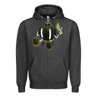 Charcoal Heather self destruction Zipper Hoodie - artisFamous