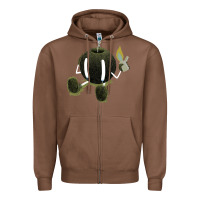 Chestnut self destruction Zipper Hoodie - artisFamous