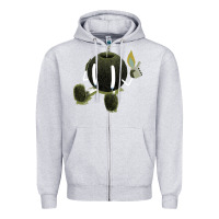 Heather Grey self destruction Zipper Hoodie - artisFamous