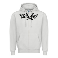 Dove Grey bad boy Zipper Hoodie - artisFamous