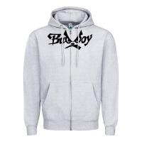 Heather Grey bad boy Zipper Hoodie - artisFamous