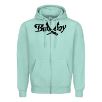 Seafoam bad boy Zipper Hoodie - artisFamous