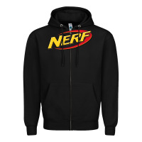 Black Nerf Galaxy Zipper Hoodie - artisFamous