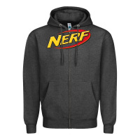 Charcoal Heather Nerf Galaxy Zipper Hoodie - artisFamous