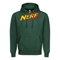 Sports Green Nerf Galaxy Zipper Hoodie - artisFamous