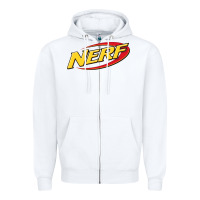 White Nerf Galaxy Zipper Hoodie - artisFamous