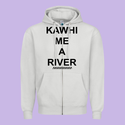 Kawhi River Funny Zipper Hoodie Designed By Artisfamous