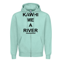 Seafoam Kawhi River Funny Zipper Hoodie - artisFamous