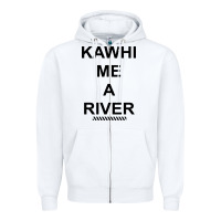 White Kawhi River Funny Zipper Hoodie - artisFamous