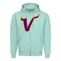 Seafoam Vikings Style Zipper Hoodie - artisFamous