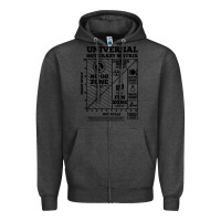 Charcoal Heather hot crazy matrix matrix Zipper Hoodie - artisFamous