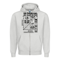 Dove Grey hot crazy matrix matrix Zipper Hoodie - artisFamous