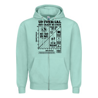 Seafoam hot crazy matrix matrix Zipper Hoodie - artisFamous