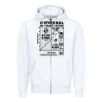 White hot crazy matrix matrix Zipper Hoodie - artisFamous