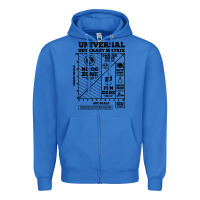 True Royal hot crazy matrix matrix Zipper Hoodie - artisFamous